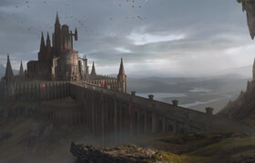 Gumroad - Castle - Photobashing and Matte Painting Techniques with Jose Vega