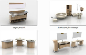 3D模型-浴室家具