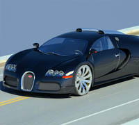 Bugatti Veyron 3ds Max