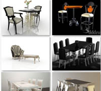 3DDD Table & Chair