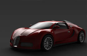 Create Photorealistic Car Bugatti Veyron in Modo
