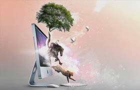 ​Tuto.com - iMac Life Composition Photoshop Artistique  ​