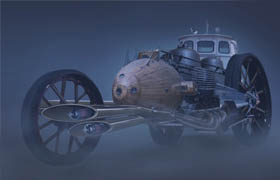 Digital Tutors - Creating a Steampunk Concept Vehicle in Photoshop