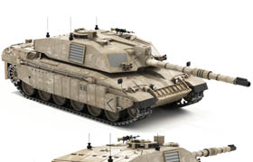 挑战者II主战坦克模型