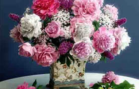 Flower arrangement with Peonies
