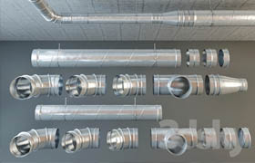 Set ventilation pipes