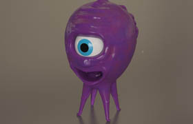Create a Squid Character in Cinema 4D.-HD