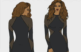 Photoshop for Fashion Transform Your Hand-Drawn Fashion Sketch in Minutes