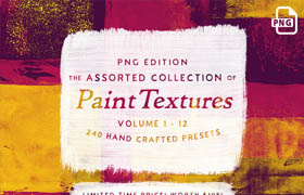 CreativeMarket - 252 Assorted Real Paint Textures 588824