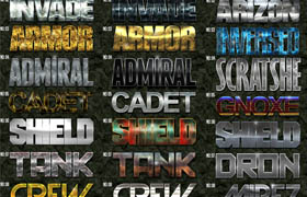 Graphicriver - Military Text Effects Bundle