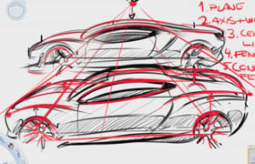 SkillShare - The Easy Way to Car Design Sketching in Photoshop