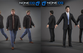 NoneCG - Adult Males Animated Tom & Brian V2
