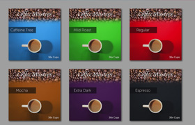 SkillShare - Creative Workflow in Adobe Photoshop - Quickly Design a Coffee Packaging Range