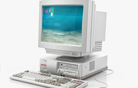 Turbosquid - Old PC Compaq Deskpro