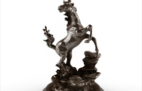 Bronze horse statuette
