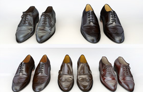 A set of men's shoes
