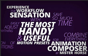 AnimationComposer For Adobe After Effects