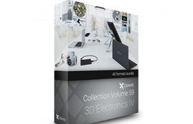 CGAxis Models Volume 59 - 3D Electronics IV