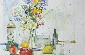 Painting Flowers in Watercolor with Charles Reid  ​