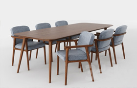 Zio Dining Table and Dining Chair