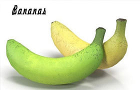 Bananas - 3D Model
