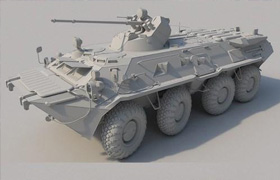 BTR 80 HP - 3D Model