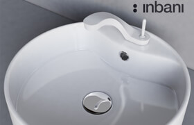 Ametis faucet and sink Inbani