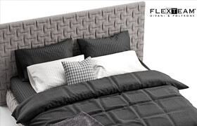FLEXTEAM MARCEL + black bedclothes