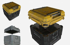 Sci-Fi Industrial Crate Collection - 3D Model