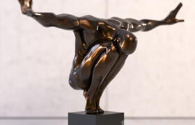 Olympic man Sculpture By Libra Company