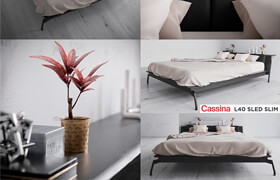CASSINA BED - 3D MODEL
