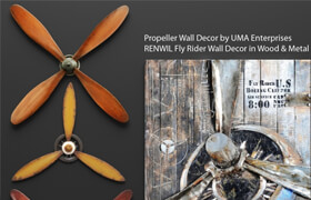Set propellers from UMA Enterprises and the picture RENWIL