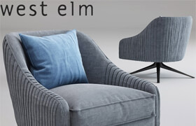 Roar Rabbit Swivel Chair_Imported_West Elm_Lichen