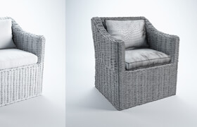 THILIMA WEAVED CHAIR - 3d model