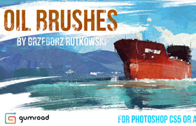 gumroad - Oil Brushes - Grzegorz Rutkowski