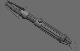 Gumroad - Sculpting a Sith Lightsaber in ZBrush