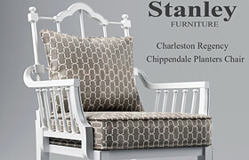 Charleston Regency Chippendale Planters Chair