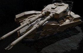 EFGF M61A5 Main Battle Tank 3D Model  ​