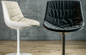 MDF italia chair Flow chair padded