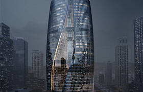 北京丽泽建筑表现制作流程