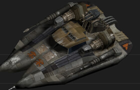 3DTotal Training 3DS Max Series v2 - Fighter Ship