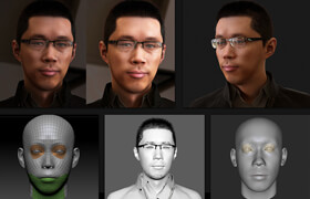 【正版】CG数字主播-Faceshift角色面部表情捕捉全流程制作