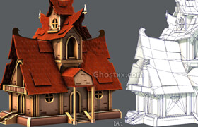 Cubebrush - House Cartoon V02 - 3dmodel