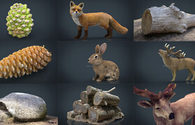 Cubebrush - The Forest Collection Pack - 3dmodel