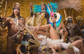 Phlearn - Photographing and Compositing Group Portraits with Shea Coulee and Naomi Smalls (Gods of the Nile)