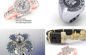 Cgtrader - Jewellery 3D print Model Collection