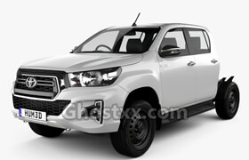 Hum3D - Toyota Hilux Double Cab Chassis SR 2019