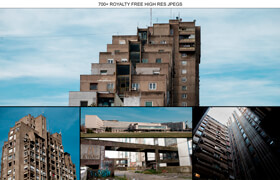 Photobash - Brutalism Housing Blocks