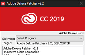 Adobe Deluxe Patcher 2.2 for Adobe 2019  ​