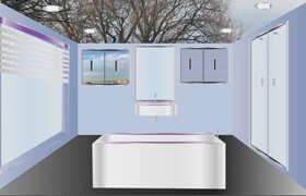 Skillshare - Bathroom Interior Design In Illustrator And Photoshop
